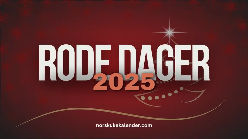 rode dager 2025, rod dager 2025